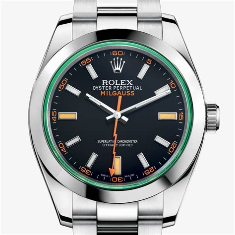 rolex milgauss oyster 40 mm steel price|rolex milgauss price new.